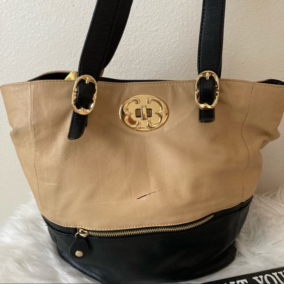 emma fox leather tote